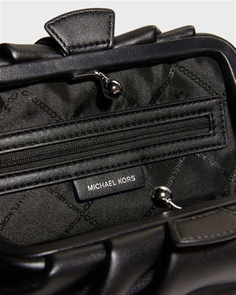 michael kors cognac letter tasche clutch|Michael Kors nola clutch.